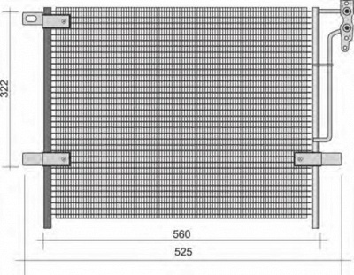 MAGNETI MARELLI 350203441000 -  Конденсатор, кондиционер